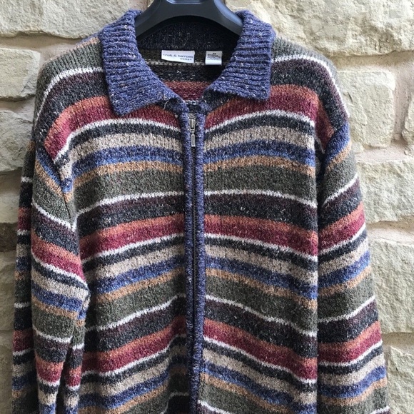 Croft Barrow Multicolor Casual Sweater 